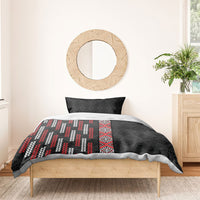 Roimata Toroa Maori Taniko Inspired New Zealand Bedding Set
