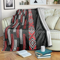 Roimata Toroa Maori Taniko Inspired New Zealand Blanket