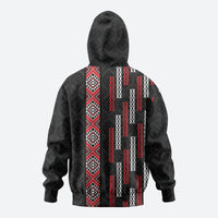 Roimata Toroa Maori Taniko Inspired New Zealand Hoodie