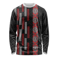 Roimata Toroa Maori Taniko Inspired New Zealand Long Sleeve Shirt
