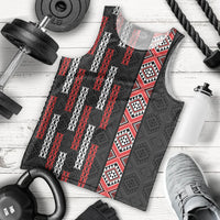 Roimata Toroa Maori Taniko Inspired New Zealand Men Tank Top