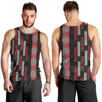 Roimata Toroa Maori Taniko Inspired New Zealand Men Tank Top