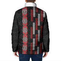 Roimata Toroa Maori Taniko Inspired New Zealand Padded Jacket