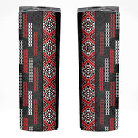 Roimata Toroa Maori Taniko Inspired New Zealand Skinny Tumbler