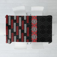 Roimata Toroa Maori Taniko Inspired New Zealand Tablecloth