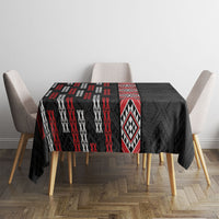 Roimata Toroa Maori Taniko Inspired New Zealand Tablecloth