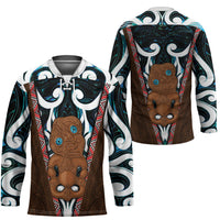 New Zealand Whakairo Hockey Jersey Tiki Maori Carving Taniko Motifs