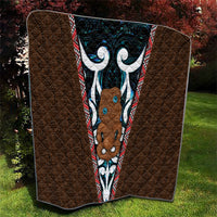 New Zealand Whakairo Quilt Tiki Maori Carving Taniko Motifs