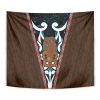 New Zealand Whakairo Tapestry Tiki Maori Carving Taniko Motifs