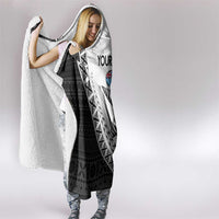 Custom Fiji Rugby Hooded Blanket Go Champions Fijian Tapa Cloth