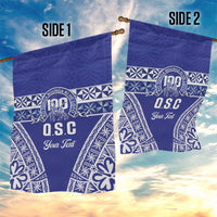 Personalised Queen Salote College Garden Flag Kolisi Fefine 100th Anniversary Kupesi Blue - Polynesian Pride