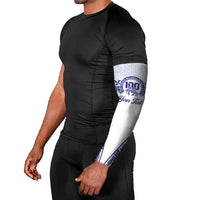 Personalised Queen Salote College Arm Sleeves Kolisi Fefine 100th Anniversary Kupesi White - Polynesian Pride