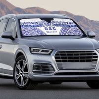 Personalised Queen Salote College Auto Sun Shade Kolisi Fefine 100th Anniversary Kupesi White - Polynesian Pride