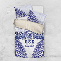 Personalised Queen Salote College Bedding Set Kolisi Fefine 100th Anniversary Kupesi White - Polynesian Pride