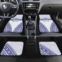 Personalised Queen Salote College Car Mats Kolisi Fefine 100th Anniversary Kupesi White - Polynesian Pride
