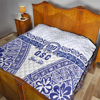 Personalised Queen Salote College Quilt Kolisi Fefine 100th Anniversary Kupesi White - Polynesian Pride