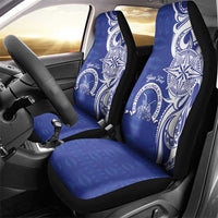 Personalised Queen Salote College Car Seat Cover QSC Est 1926 Ngatu Pattern - Polynesian Pride