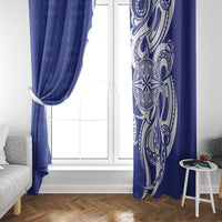Personalised Queen Salote College Window Curtain QSC Est 1926 Ngatu Pattern LT14 - Polynesian Pride