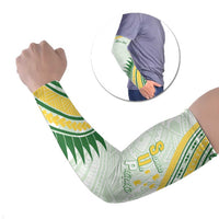 Personalised Samoa Ua Potopoto Arm Sleeves SUP Est 2025 Samoan Pattern - Polynesian Pride