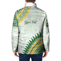 Personalised Samoa Ua Potopoto Padded Jacket SUP Est 2025 Samoan Pattern LT14 - Polynesian Pride