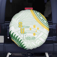 Samoa Ua Potopoto Spare Tire Cover SUP Est 2025 Samoan Pattern - Polynesian Pride