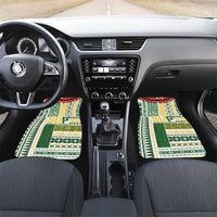 Samoa Uniting Party Car Mats SUP Est 2025 Siapo Pattern - Polynesian Pride