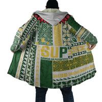 Samoa Uniting Party Cloak SUP Est 2025 Siapo Pattern - Polynesian Pride