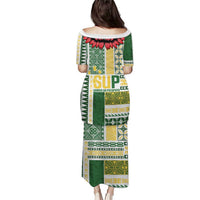 Samoa Uniting Party Puletasi SUP Est 2025 Siapo Pattern - Polynesian Pride