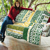 Samoa Uniting Party Quilt SUP Est 2025 Siapo Pattern LT14 - Polynesian Pride