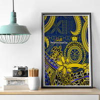 Niue Peniamina Gospel Day Canvas Wall Art Unique Niean Hiapo LT14 - Polynesian Pride