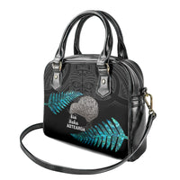 New Zealand Silver Fern Rugby Shoulder Handbag Pacific 2023 Kia Haka Kiwis With Maori Ta Moko LT14 - Polynesian Pride