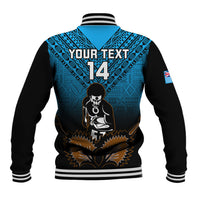 Custom Fiji Tapa Rugby Baseball Jacket Pacific 2023 Go Fijian Bati LT14 - Polynesian Pride