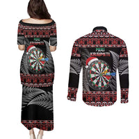 All I Want For Christmas Is Darts New Zealand Couples Matching Puletasi and Long Sleeve Button Shirt