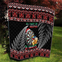 All I Want For Christmas Is Darts New Zealand Quilt