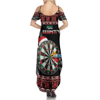 All I Want For Christmas Is Darts New Zealand Summer Maxi Dress LT14 - Polynesian Pride