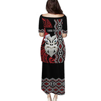 Personalised New Zealand Christmas Puletasi Meri Kirihimete Maori Wheku - Taniko Art