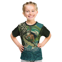 Aotearoa Tangaroa Atua Kid T Shirt New Zealand God Of The Ocean