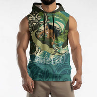 Aotearoa Tangaroa Atua Sleeveless Hoodie New Zealand God Of The Ocean - Polynesian Pride