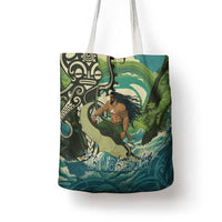 Aotearoa Tangaroa Atua Tote Bag New Zealand God Of The Ocean - Polynesian Pride