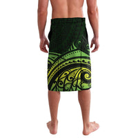 New Zealand Lizard Lavalava Silver Fern Aotearoa Maori Green Version