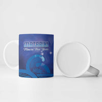 Personalised Matariki New Zealand Ceramic Mug Maori New Year Galaxy Koru Pattern - Polynesian Pride