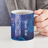 Personalised Matariki New Zealand Ceramic Mug Maori New Year Galaxy Koru Pattern - Polynesian Pride