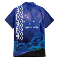 Personalised Matariki New Zealand Hawaiian Shirt Maori New Year Galaxy Koru Pattern