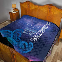 Personalised Matariki New Zealand Quilt Maori New Year Galaxy Koru Pattern