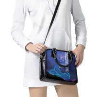 Personalised Matariki New Zealand Shoulder Handbag Maori New Year Galaxy Koru Pattern LT14 - Polynesian Pride