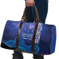 Personalised Matariki New Zealand Travel Bag Maori New Year Galaxy Koru Pattern - Polynesian Pride