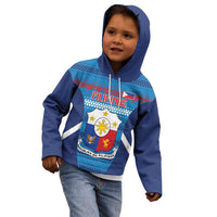 Philippines Football 2026 Kid Hoodie Come On Filipinas LT14 - Polynesian Pride