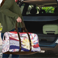 Philippines Sun Tattoo Travel Bag Feathers Filipinas Grunge Style White