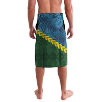 Personalised Solomon Islands Darts Lavalava Tropical Leaves Melanesian Pattern