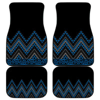 Blue Aotearoa Mangopare Kowhaiwhai and Niho Taniwha Car Mats Maori New Zealand